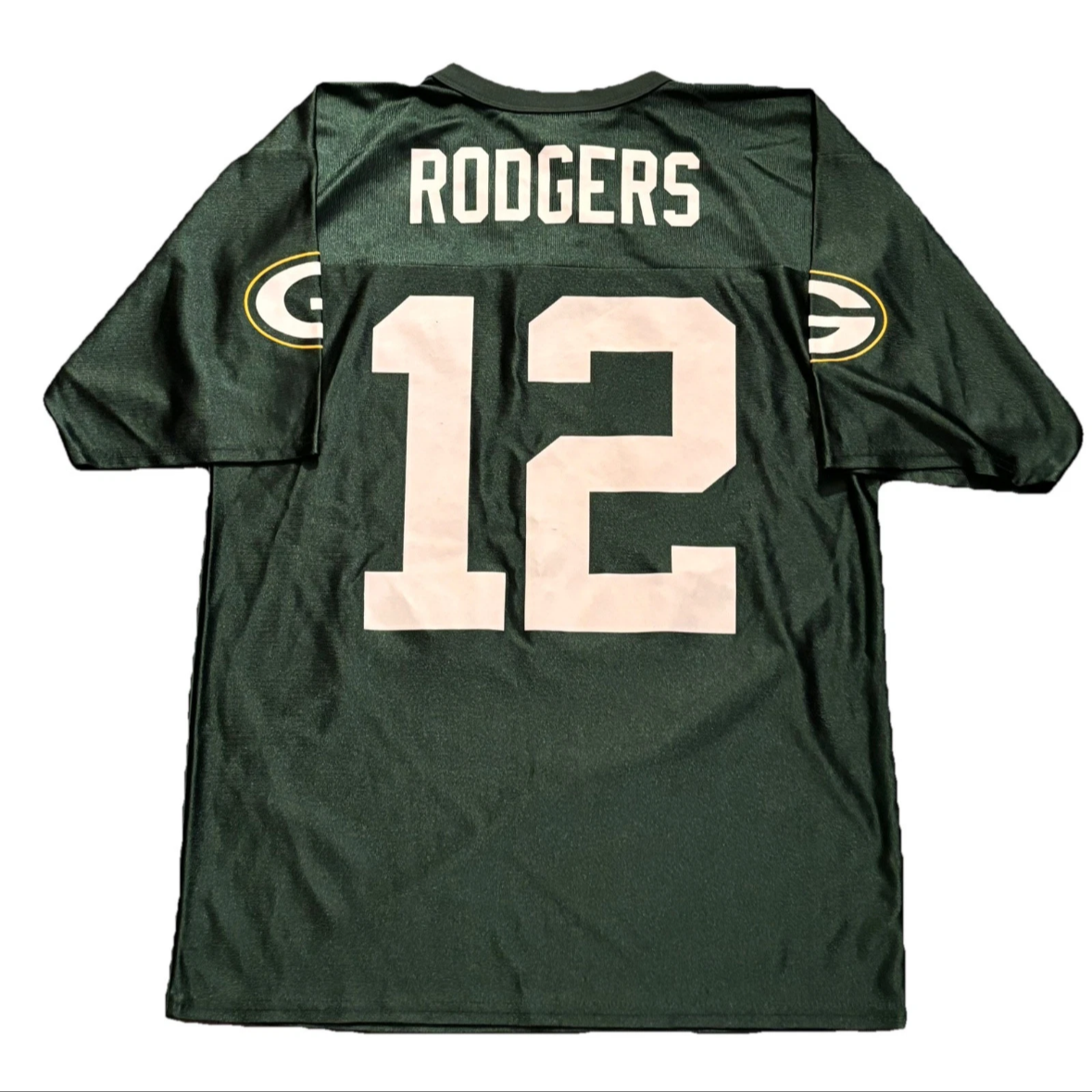 MEN'S GB PACKERS AARON RODGERS JERSEY SZ MEDIUM