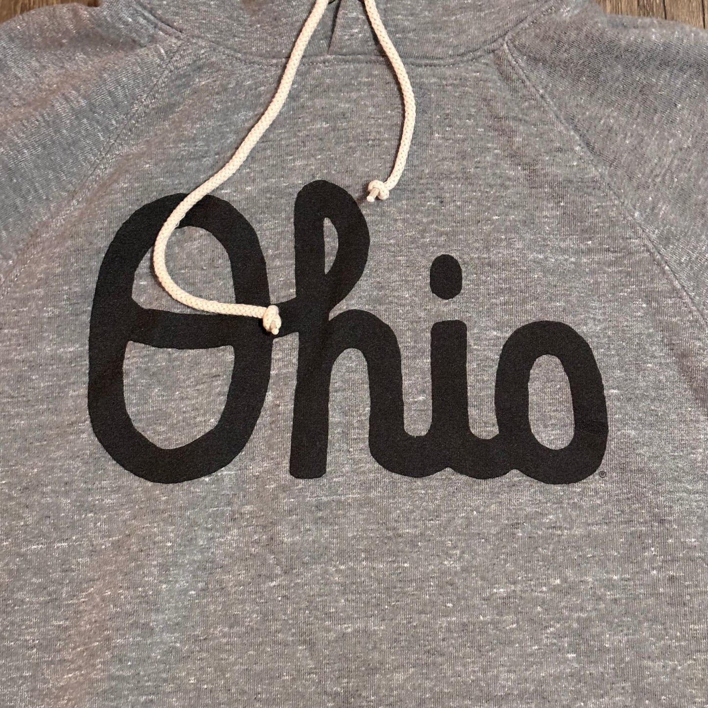 OHIO SCRIPT HOMAGE HOODIE SZ SMALL