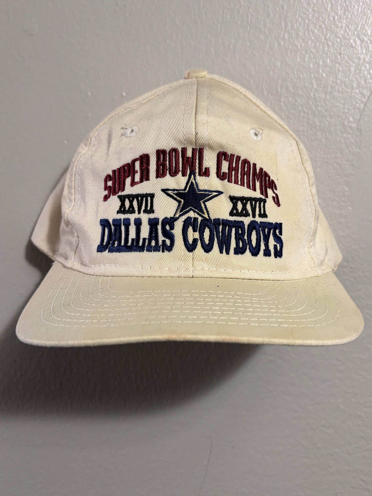 VTG DALLAS COWBOYS XXVII SUPER BOWL HAT