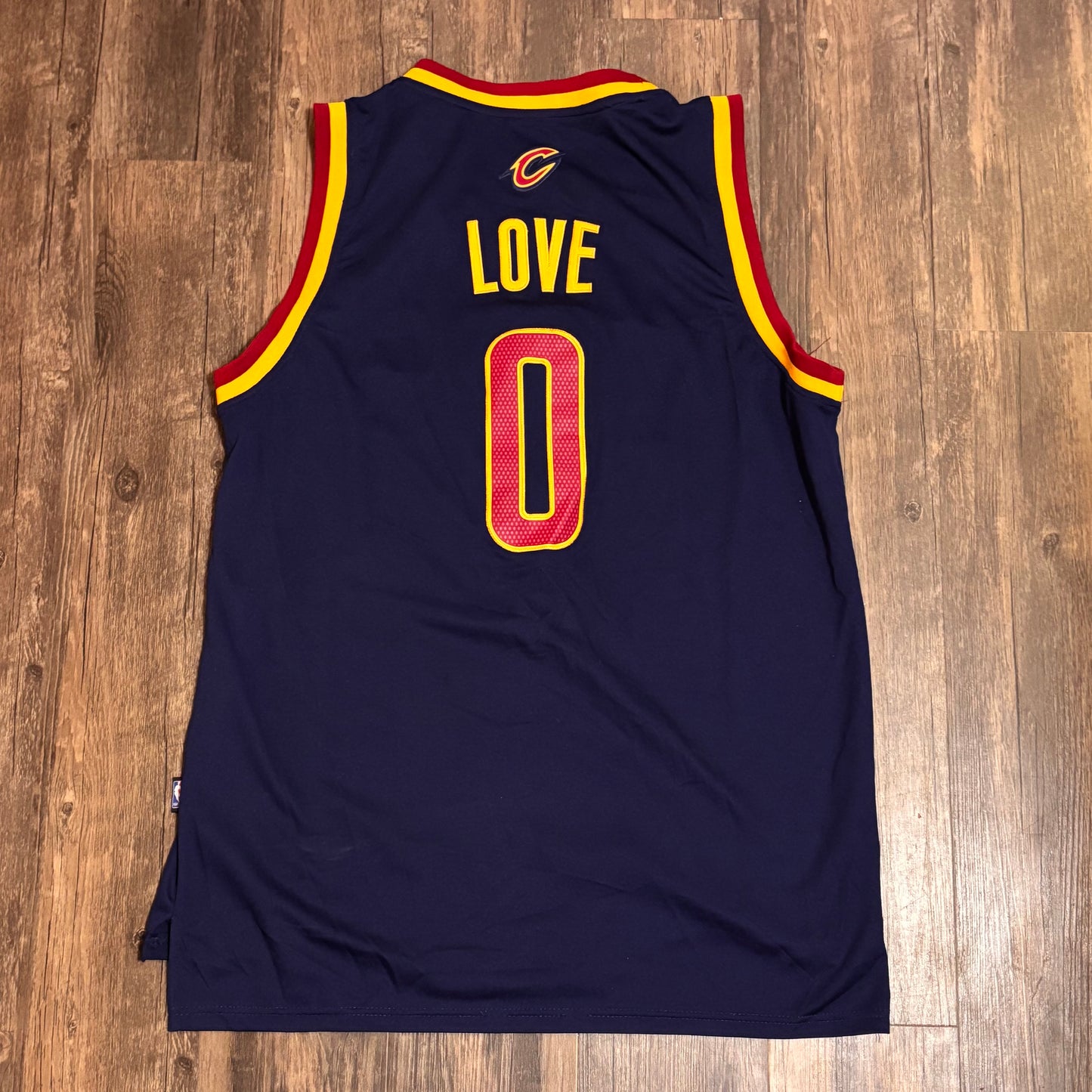 YOUTH BOYS KEVIN LOVE CLEVELAND CAVS ADIDAS SWINGMAN JERSEY SZ XL