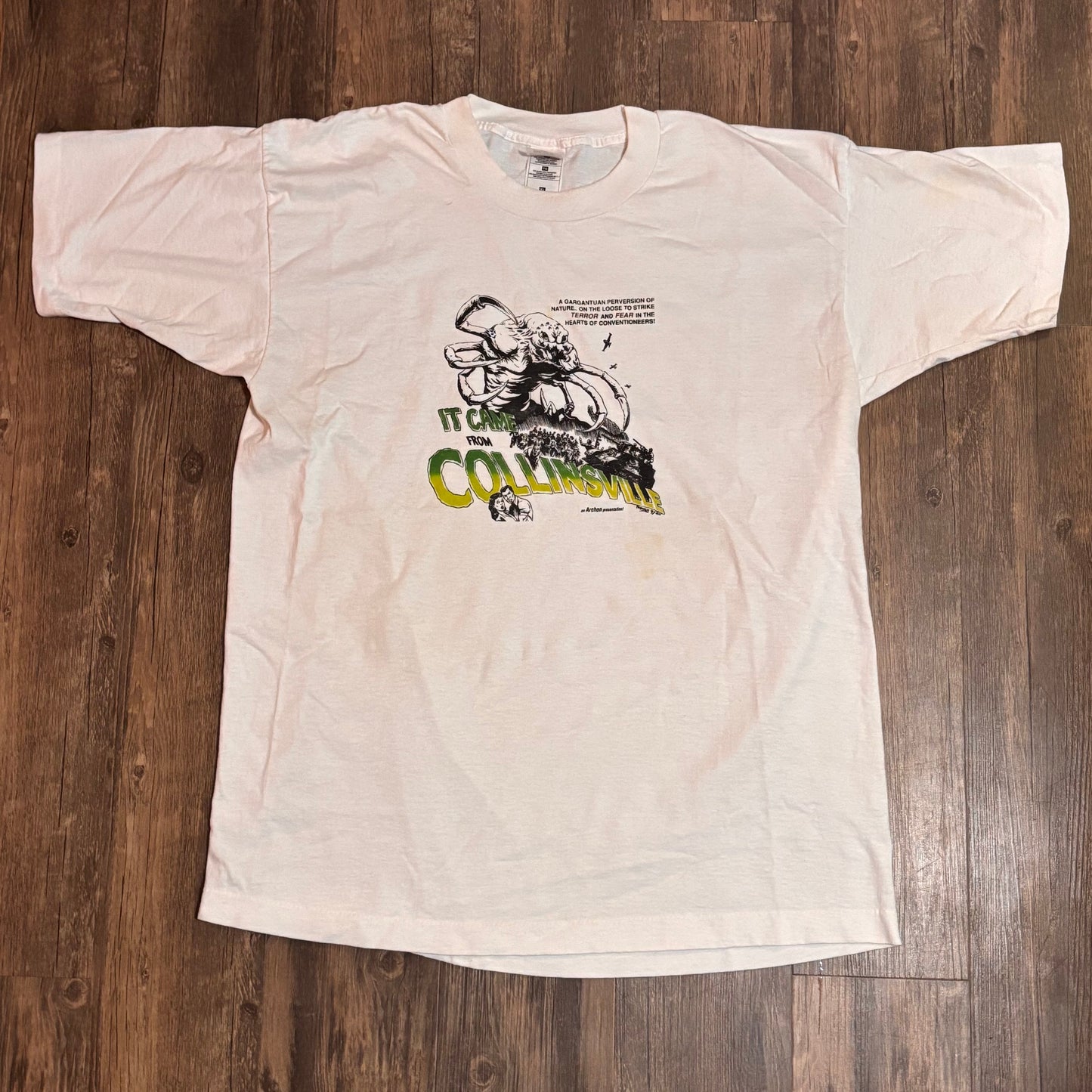 VTG 90'S "IT CAME FROM COLLINSVILLE" T-SHIRT SZ XL