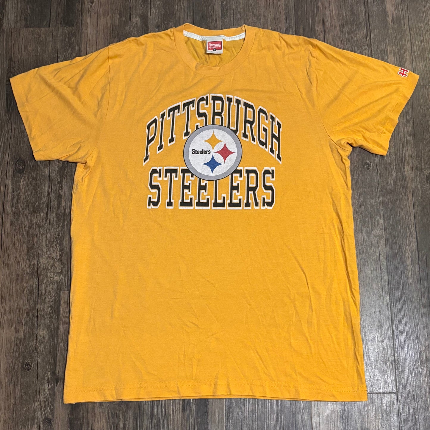 Men’s Homage Pittsburgh Steelers Tee Sz Large