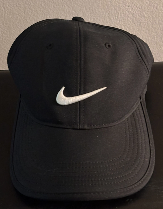 ADULT UNISEX BLACK NIKE ADJUSTABLE HAT