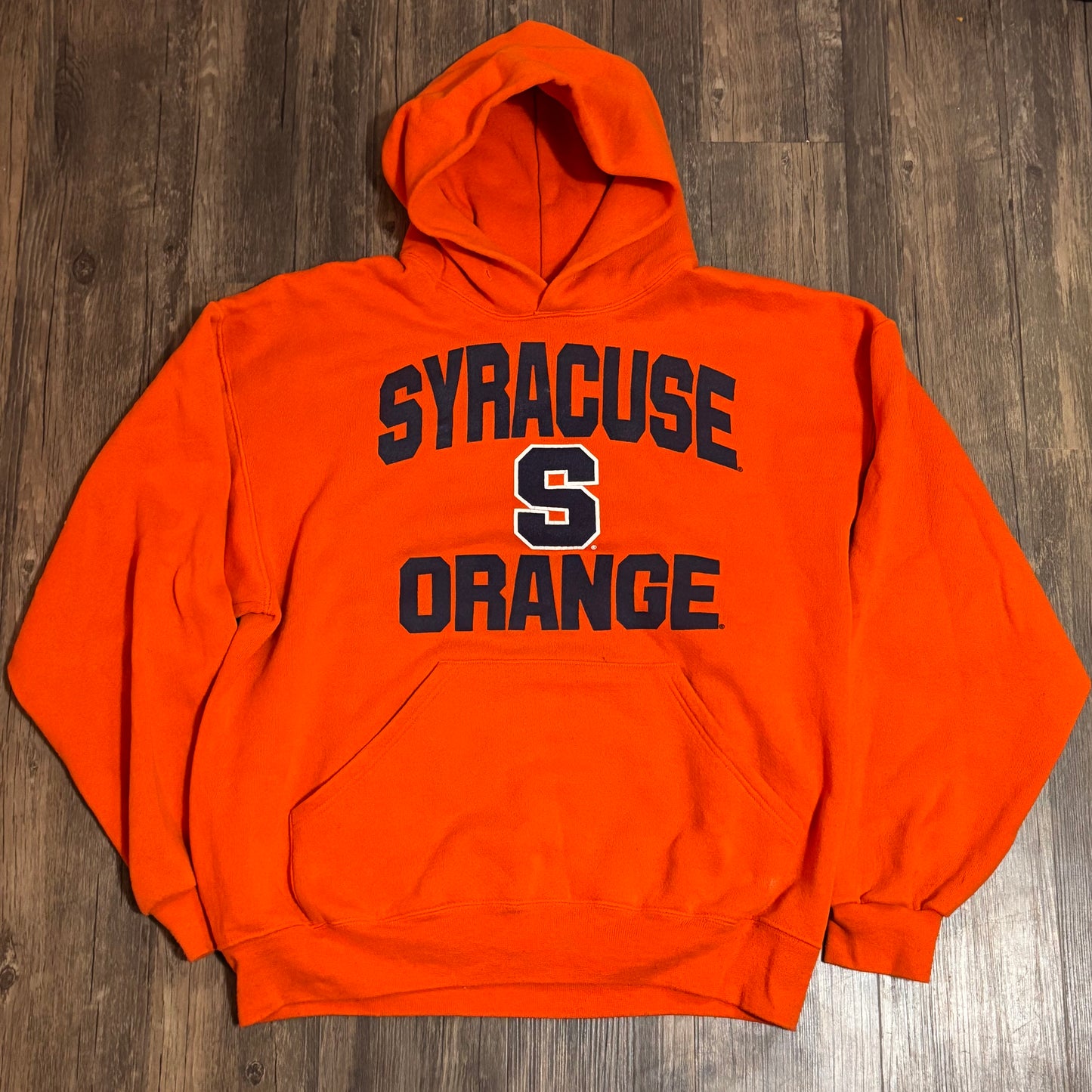 VTG SYRACUSE ORANGE SOFFE HOODIE SZ LARGE