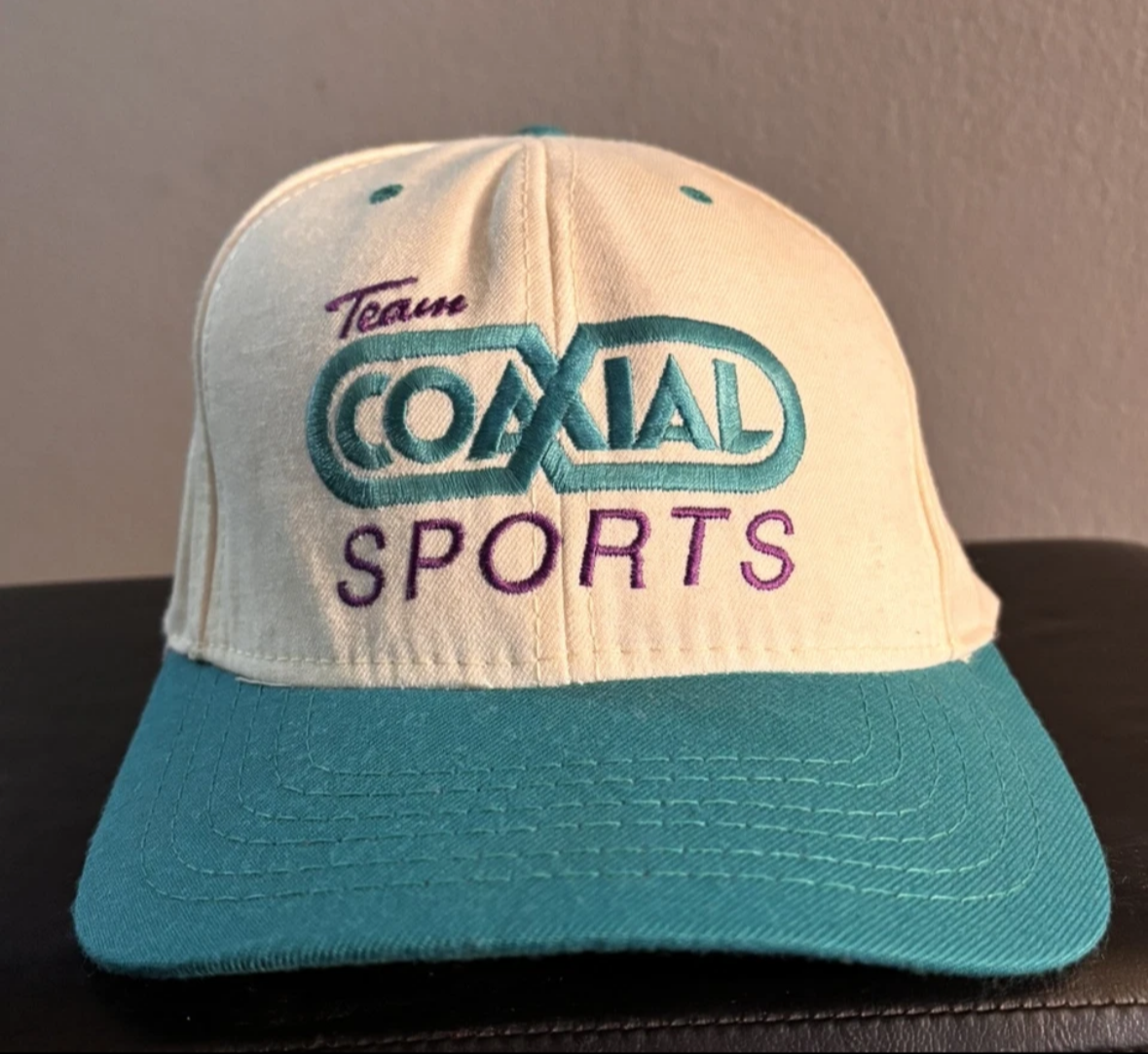 VTG 90'S TEAM COAXIAL SPORTS EMBROIDERED SNAPBACK